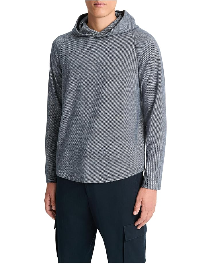 Vince Broken Twill Pull-On Hoodie - Main View