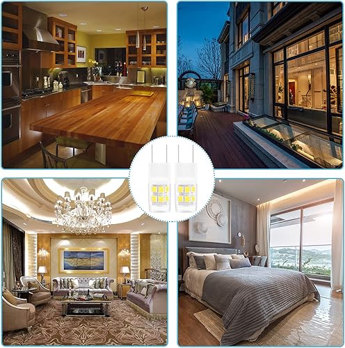 Miniatura 7 de Bombilla LED T4 con base bi-pin 120 V, 2 vatios, equivalente a 20 W, lámpara halógena de microondas WB25X10019 WB08X10057 WB25X10026 para JVM7195SFS