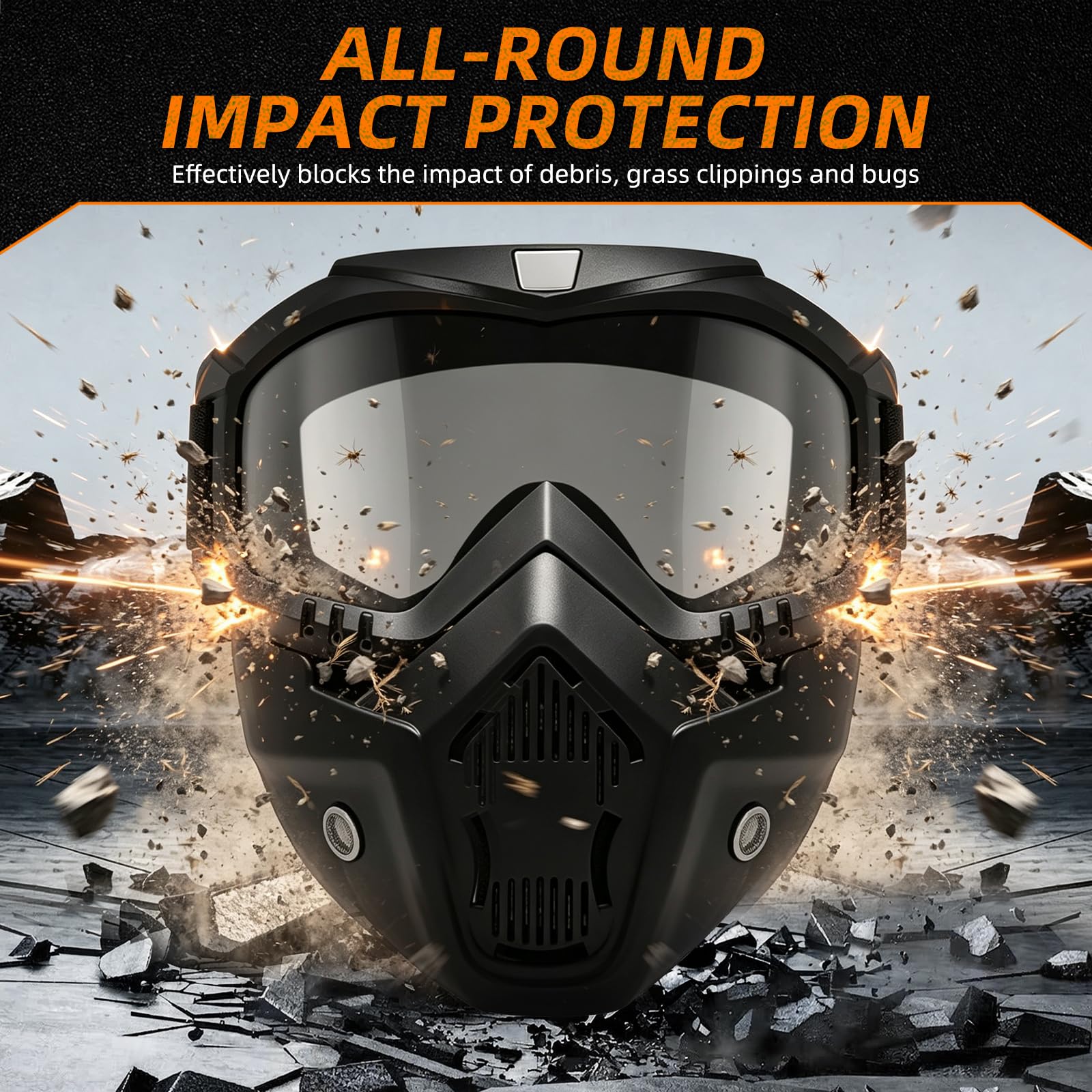 Face Shield with Goggles - Outdoor Safety -4