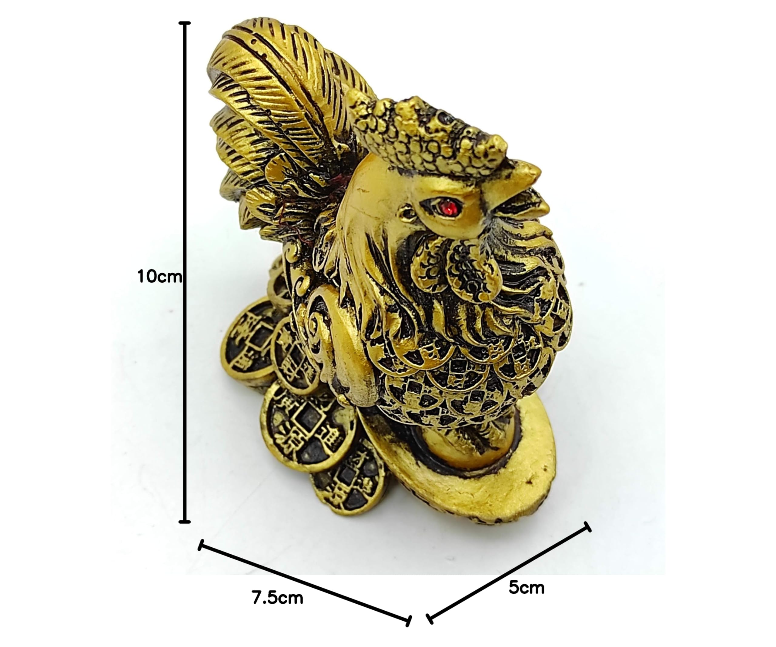 Rooster Statue Feng Shui - Good Luck & Protection -10 Rooster Statue Feng Shui - Good Luck & Protection -10