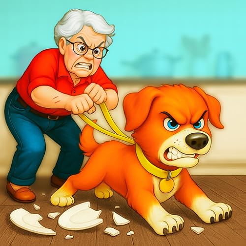 Angry Granny & Bad Dog Simulator House Chaos Prankster Game