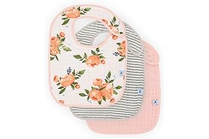 Little Unicorn Classic Muslin Cotton Baby Bib 3-Pack