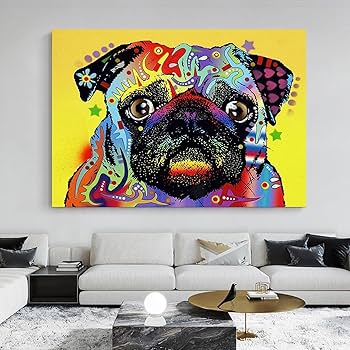 オリバーガル アニマル キャンバス ウォール アート ヨーギー 絵画 犬 オリバーガル アニマル キャンバス ウォール アート ヨーギー