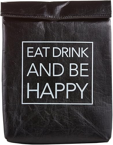 Miniatura 8 de Creative Brands Let's Do Lunch - Bolsa de almuerzo de papel aislada, 7 x 10 pulgadas, oro rosa metálico