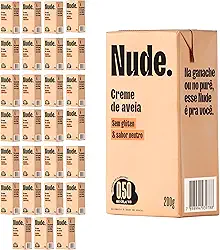 Pack Nude Creme de Aveia Sem Glúten 200g - Caixa 27 Unidades