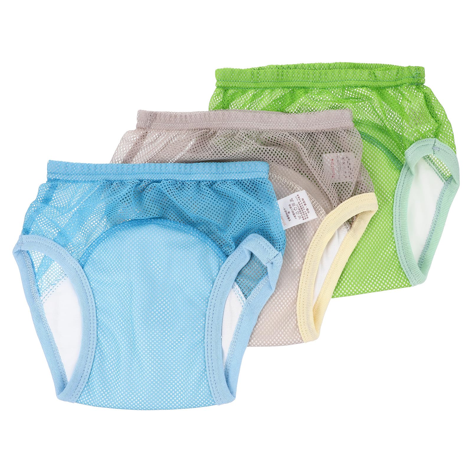 Hohopeti 3 piezas Pantalones de Entrenamiento para Niña Ropa Interior Transpirable de Algodón con y Cintura Elástica para Aprendizaje de Wc