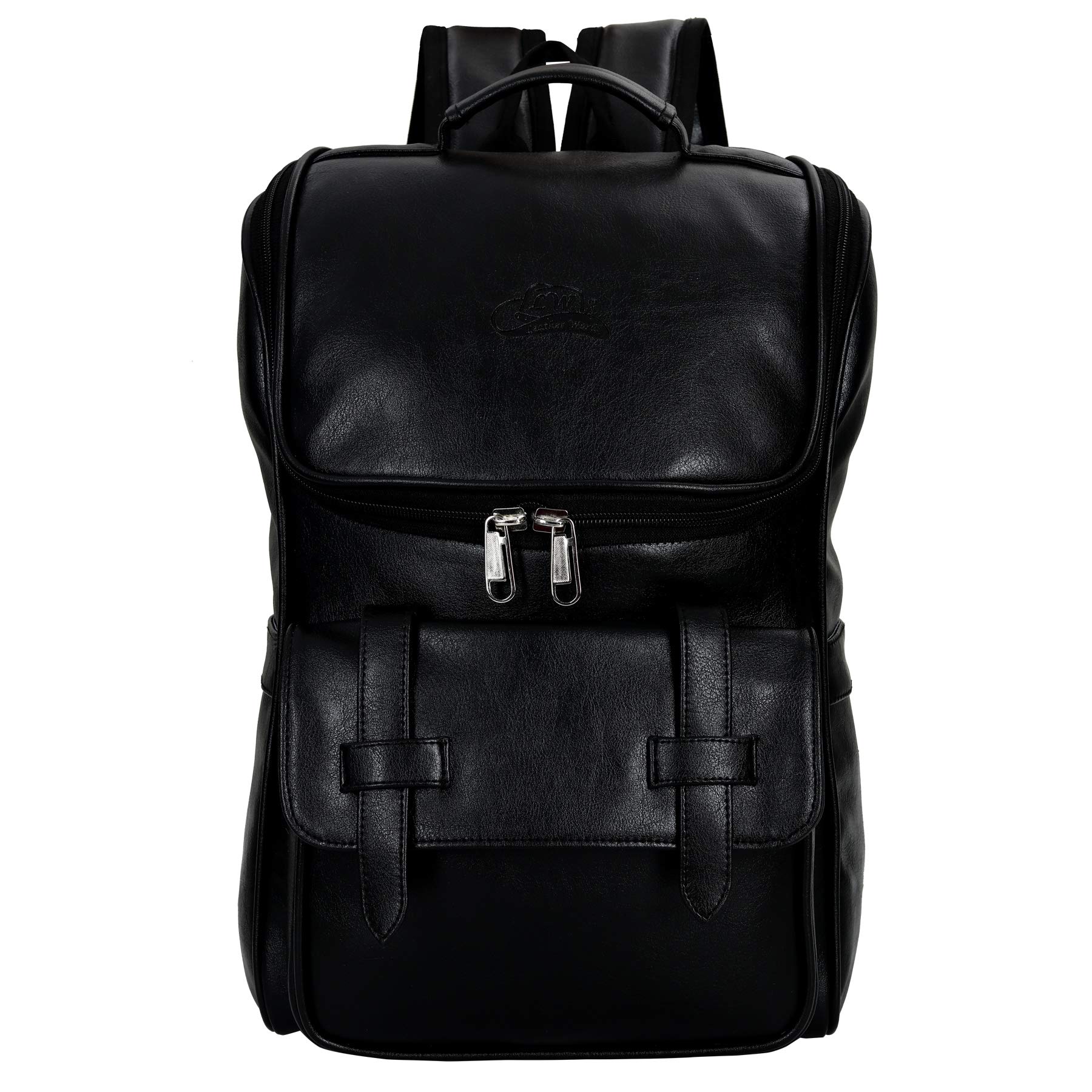 Leather Gifts 15.6 inch Casual Laptop Backpack College Bag School Men Women Girl Travel Organizer (B07SVQKSP9) Amazon Price History, Amazon Price Tracker