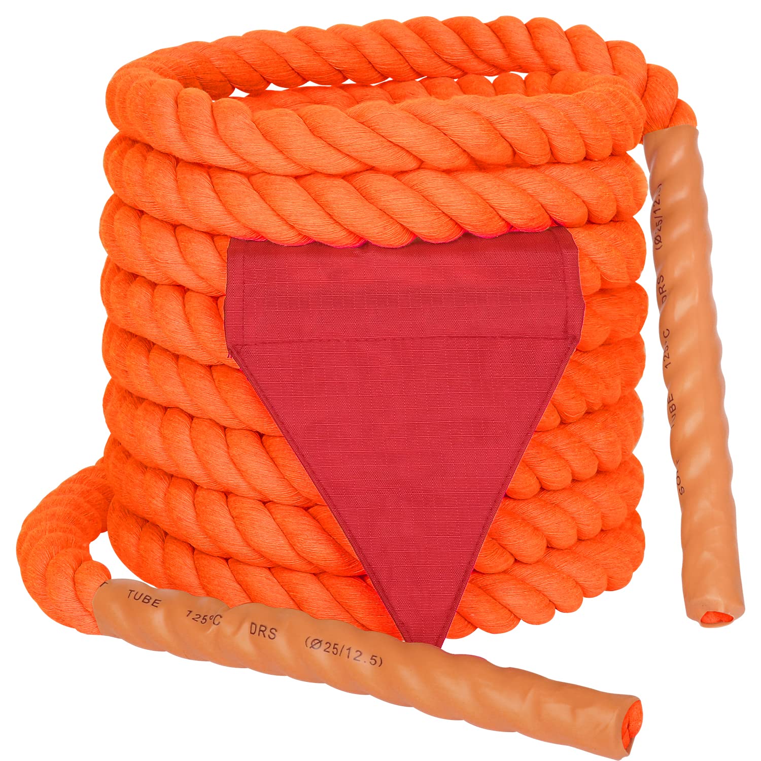 X XBEN Tug of War Rope with Flag for Kids 20FT, Teens and Adults, Soft Cotton Rope Games for Team Building Activities, Family Reunion, Birthday Party