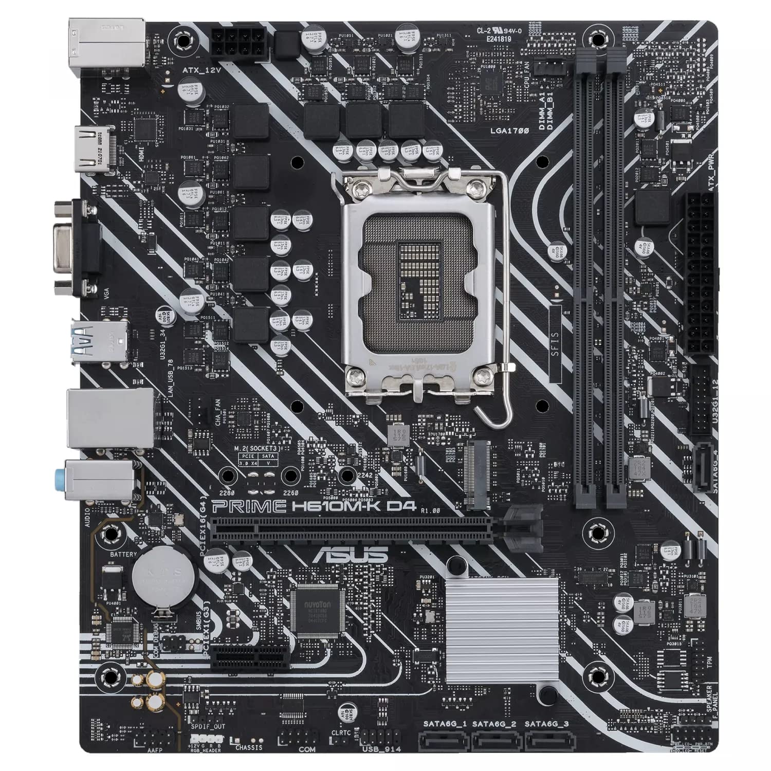 Amazon | ASUS Intel® H610 (LGA 1700) mic-ATXマザーボード