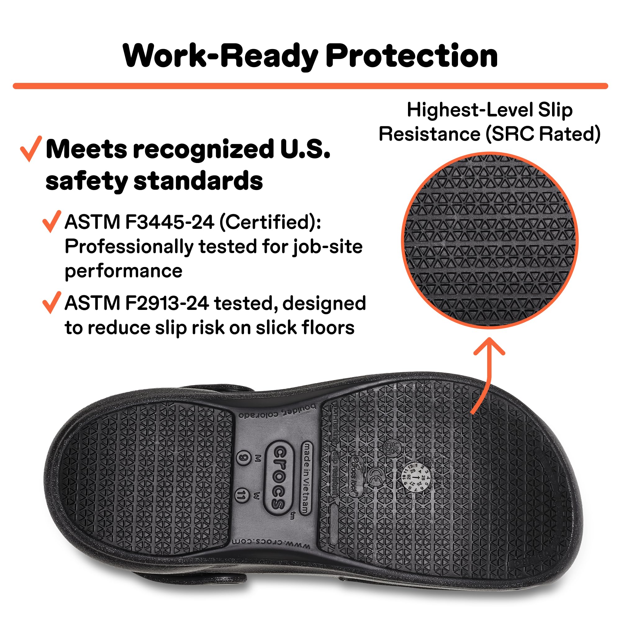 Crocs Uniseks Bistro Work ClogClog