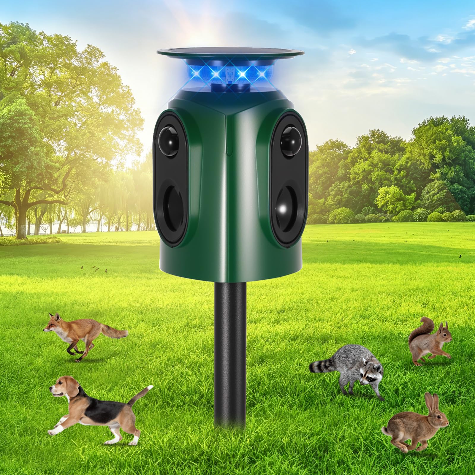 répulsif chats ultrasons solaire ip44