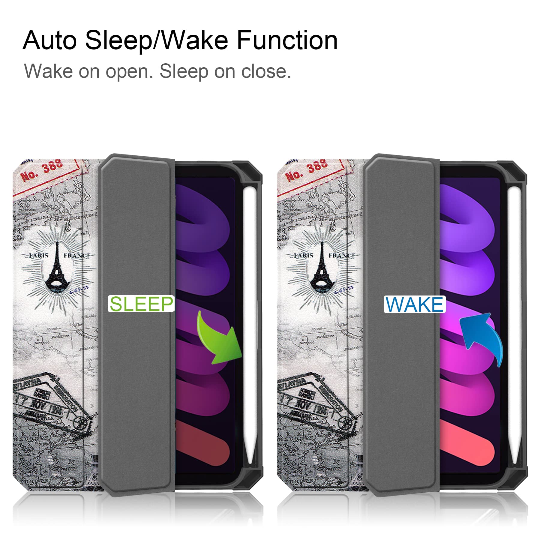 Amazon.co.jp: 2024 iPad mini A17 Pro ケース iPad mini6 ケース