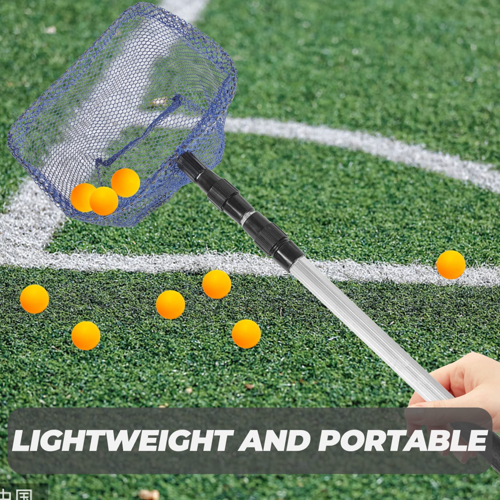 BESPORTBLE Tragbarer Ballpicker Pingpong-Ball-Retriever-Ball-Pick-Up-Netzbeutel Mehrere Ballsammler Tischtennis-Ball-Picker-Behälter Oberer Pingpong-Picker Für Sportball-Picking-Zubehör