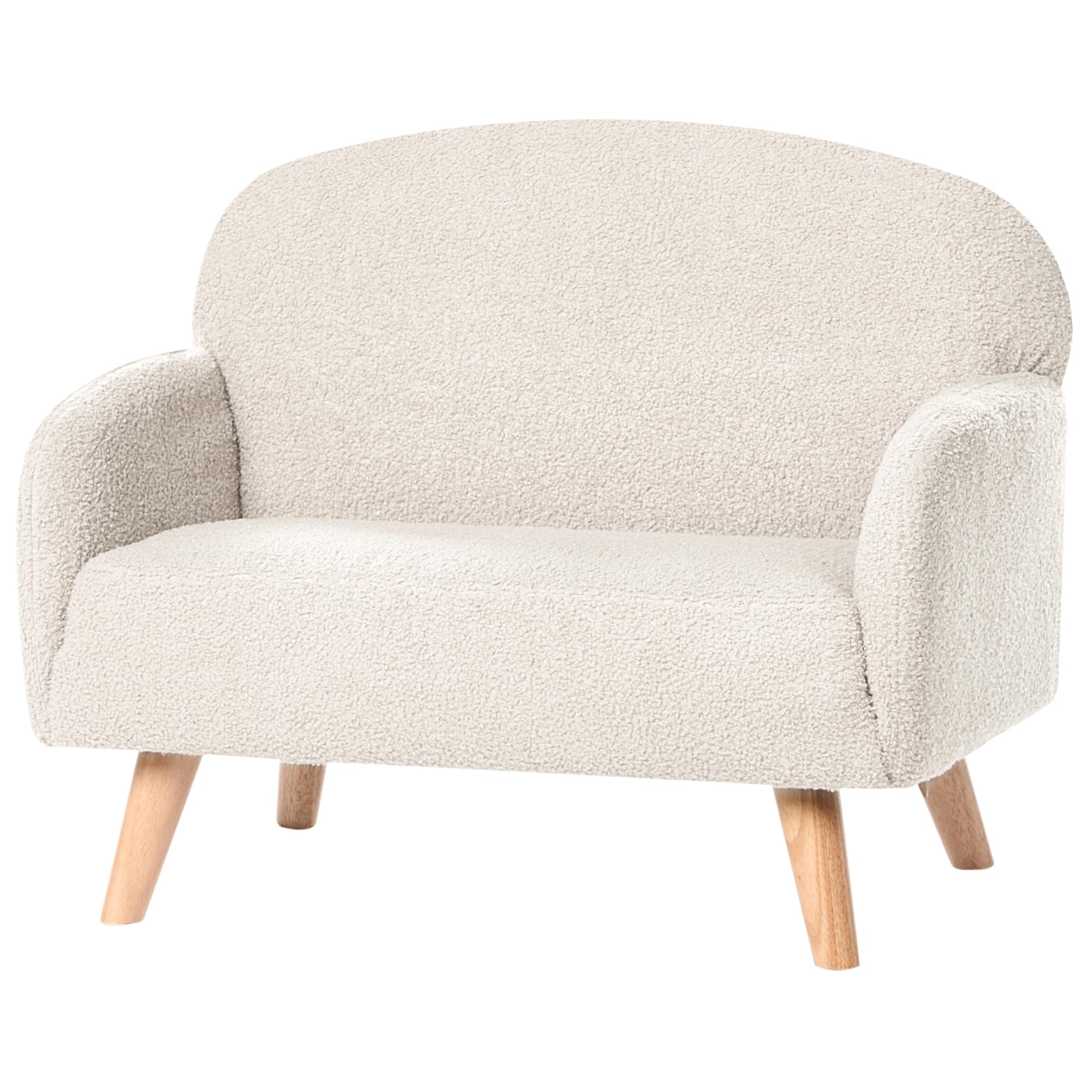 Sofa dziecięca dla dziecka kanapa do pokoju dziecięcego boucle beżowa Ottal