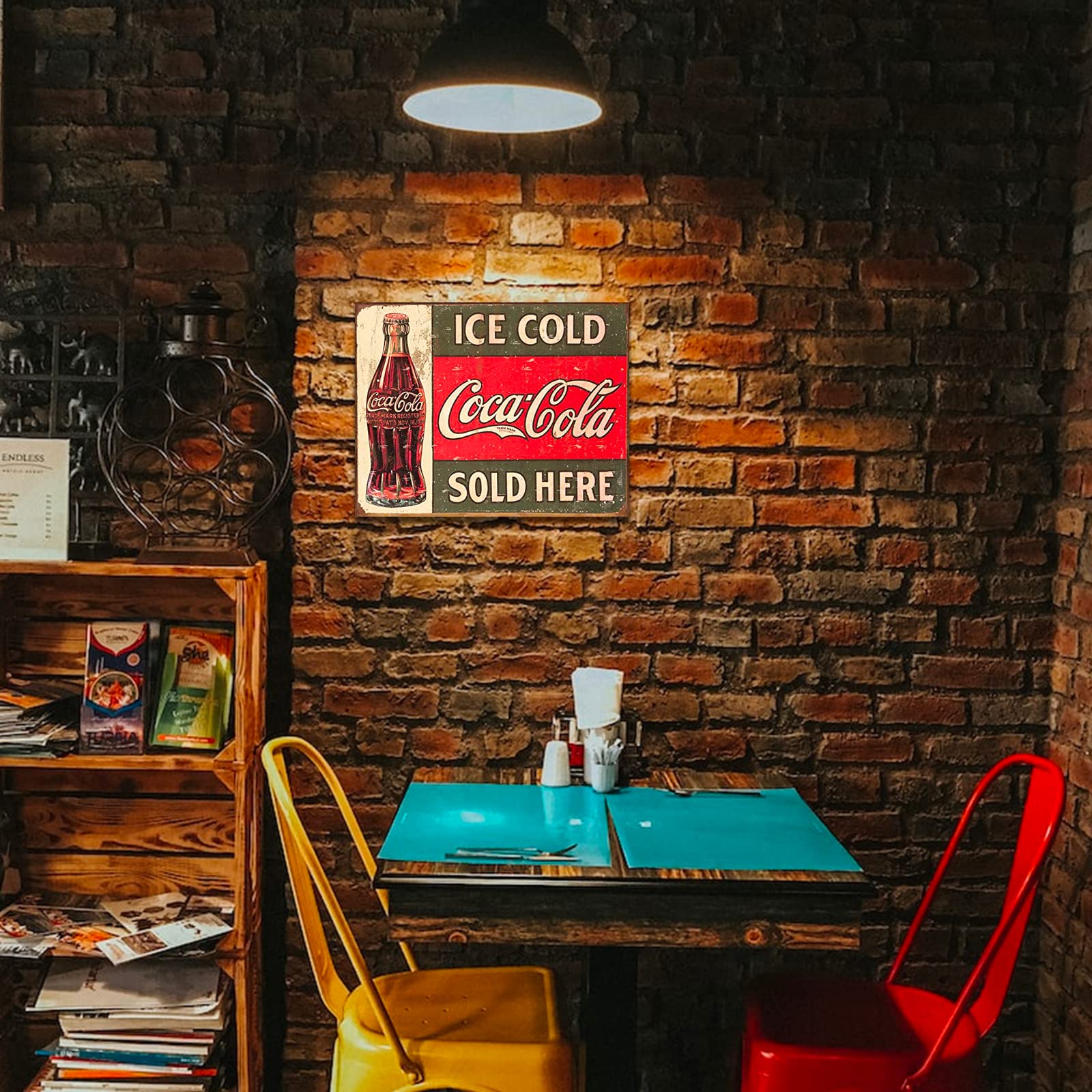 Coca-Cola アイスコールドサイン Amazon.com: Desperate Enterprises Coca Cola 1916 Ice Cold