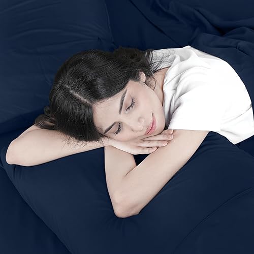 Miniatura 6 de Utopia Bedding Juego de sábanas de 4 piezas, microfibra cepillada, resistente al encogimiento y a la decoloración, fácil cuidado (California King,