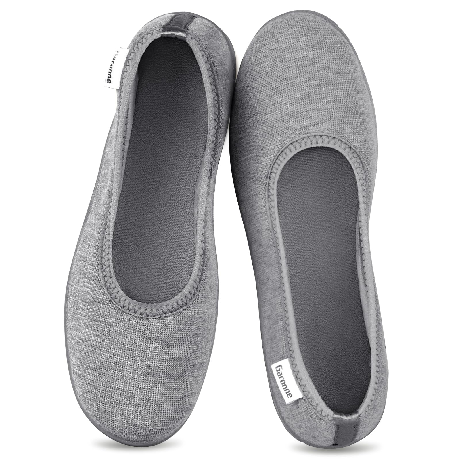 Garonne Women's Lightweight Loafer Slippers with Memory Foam, Ladies' Non-Slip House Shoes for Bedroom Indoor Outdoor