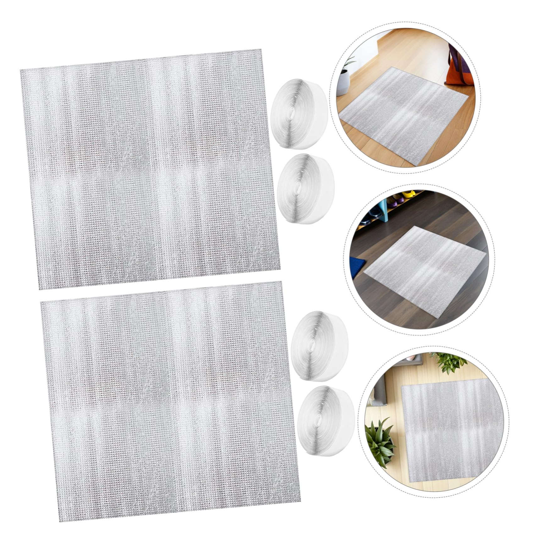 Copertura Isolante per Ventilatore da Soffitta 2 Set Argento | Alluminio, Alta Prestazione Isolante e Durevolezza, Vacanze Estive, Uso Domestico su Soffitto