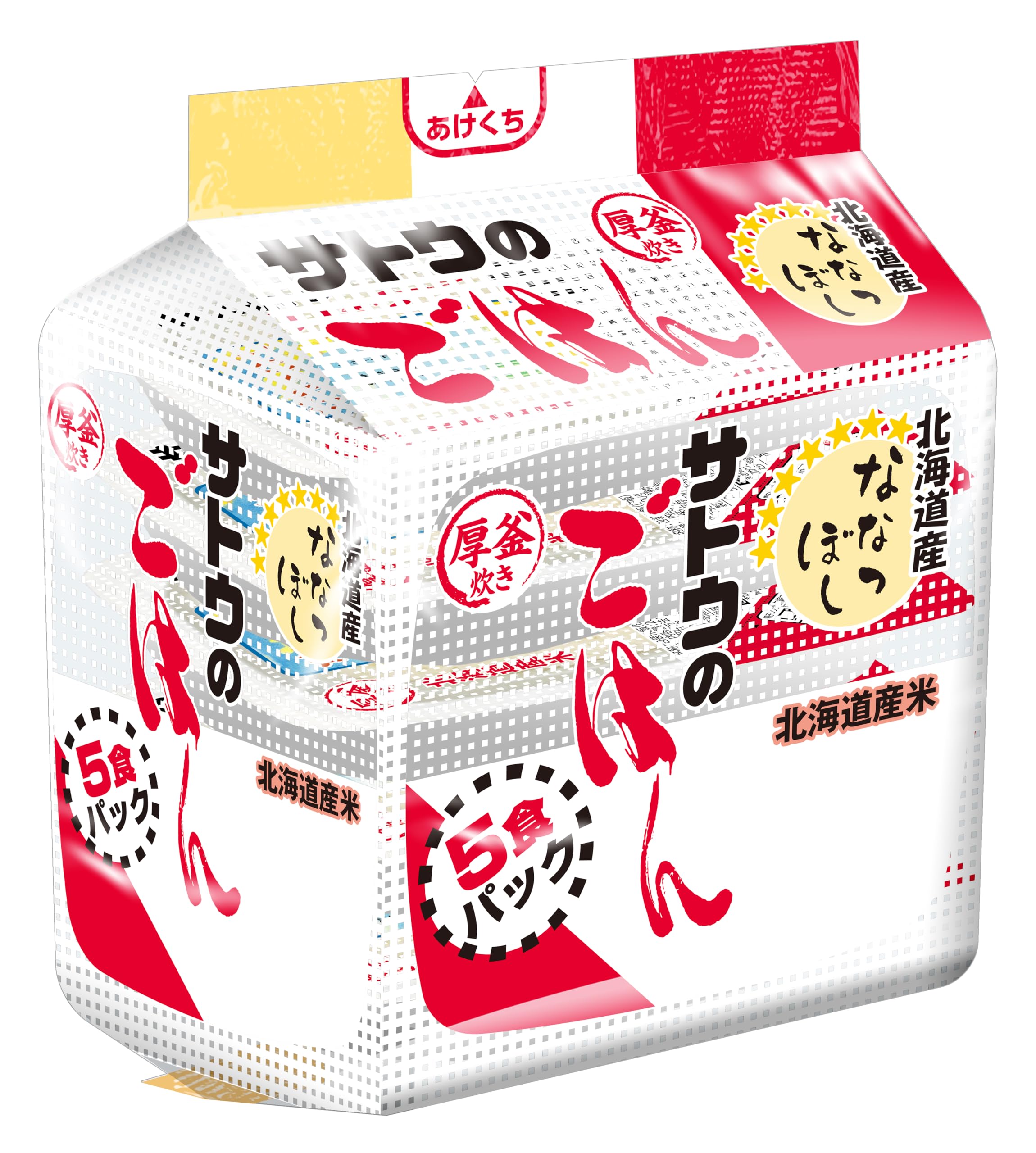 サトウのごはん ななつぼし 5食パック×8個 Amazon | サトウのごはん 北海道産ななつぼし 5食パック | Sato