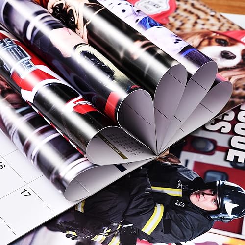 Miniatura 5 de Calendario de pared 2024, calendario de bomberos 2024, enero de 2024 a diciembre de 2024, 8.5 x 11 pulgadas, calendario de pared de bomberos con