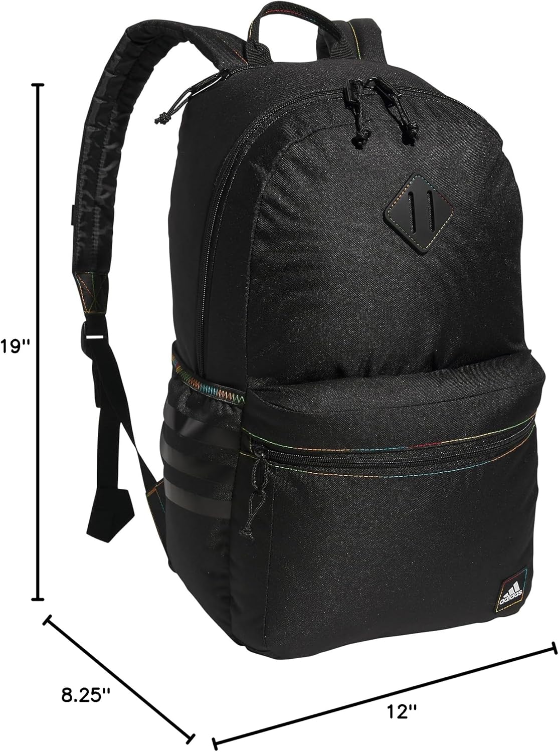 3-Stripe Classic backpack for men and women, bag with laptop sleeve - Image 8