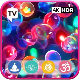 Relaxing Multicolored Bubble Dreams: UHD Satisfying Video with Soothing Music - Screensaver For Tablets & Fire TV - NO ADS