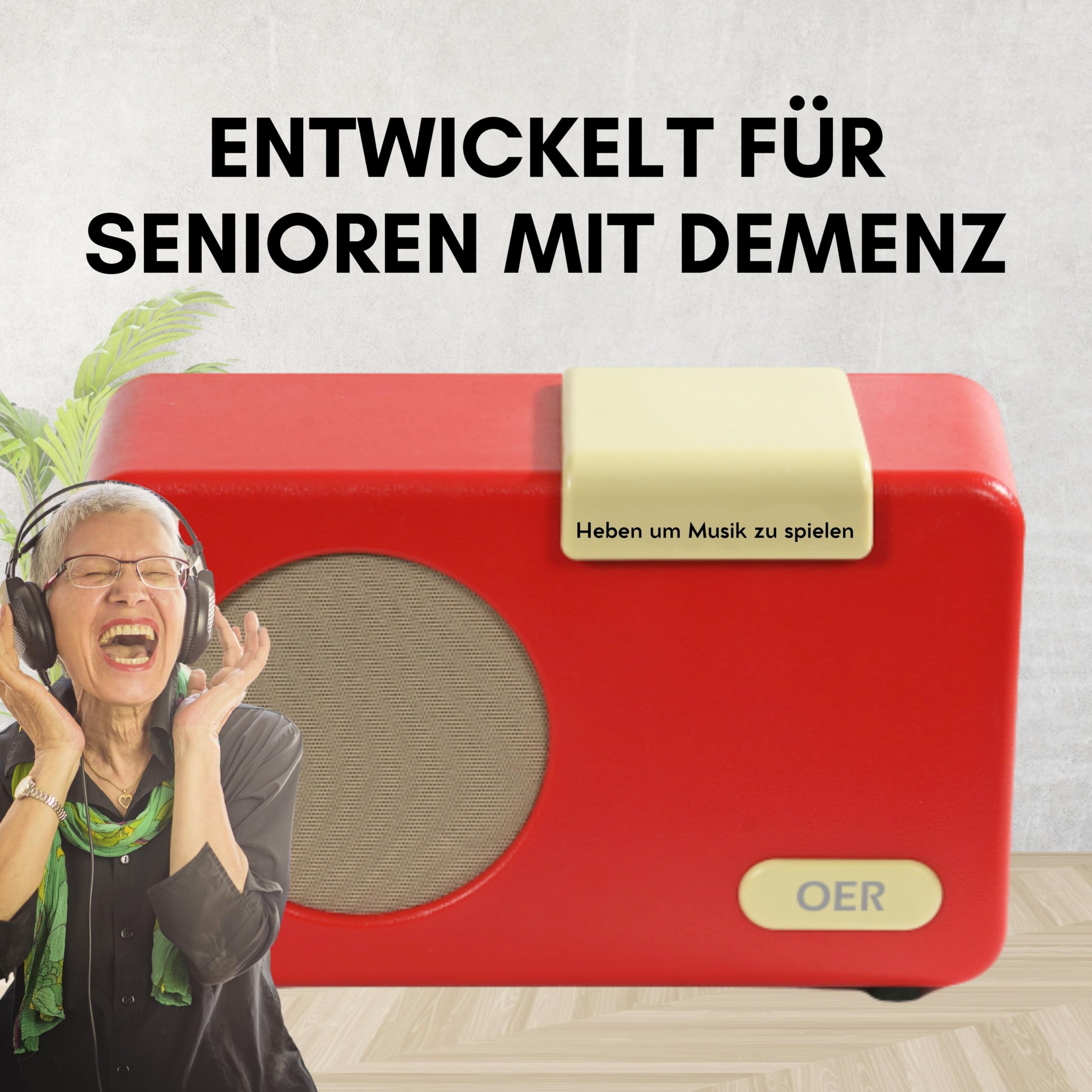 OER Lecteur de Musique - démence Radio - Rouge
