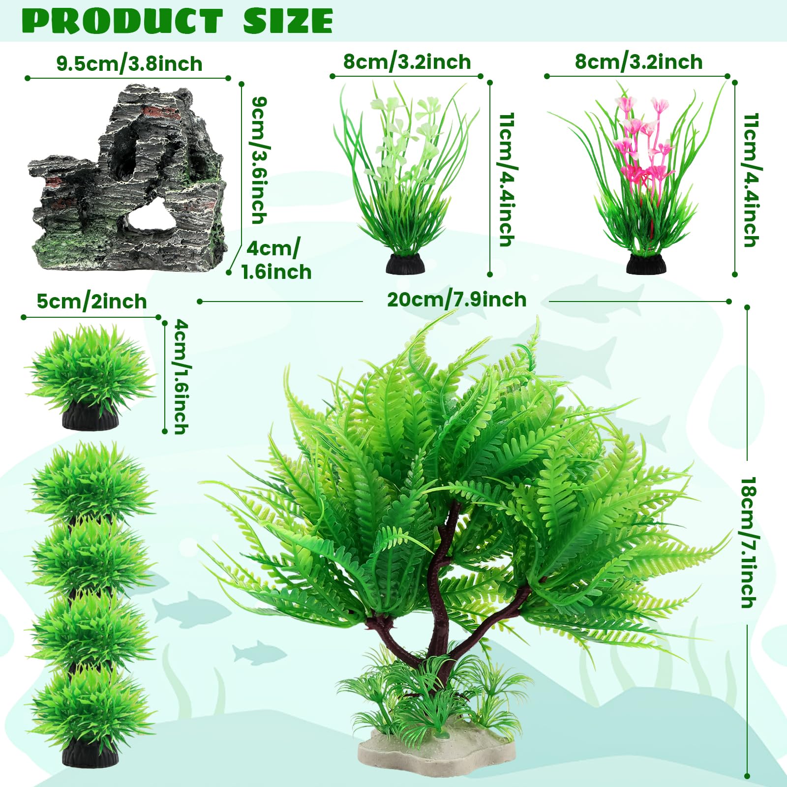 Piante Finte & Artificiali Per Acquario