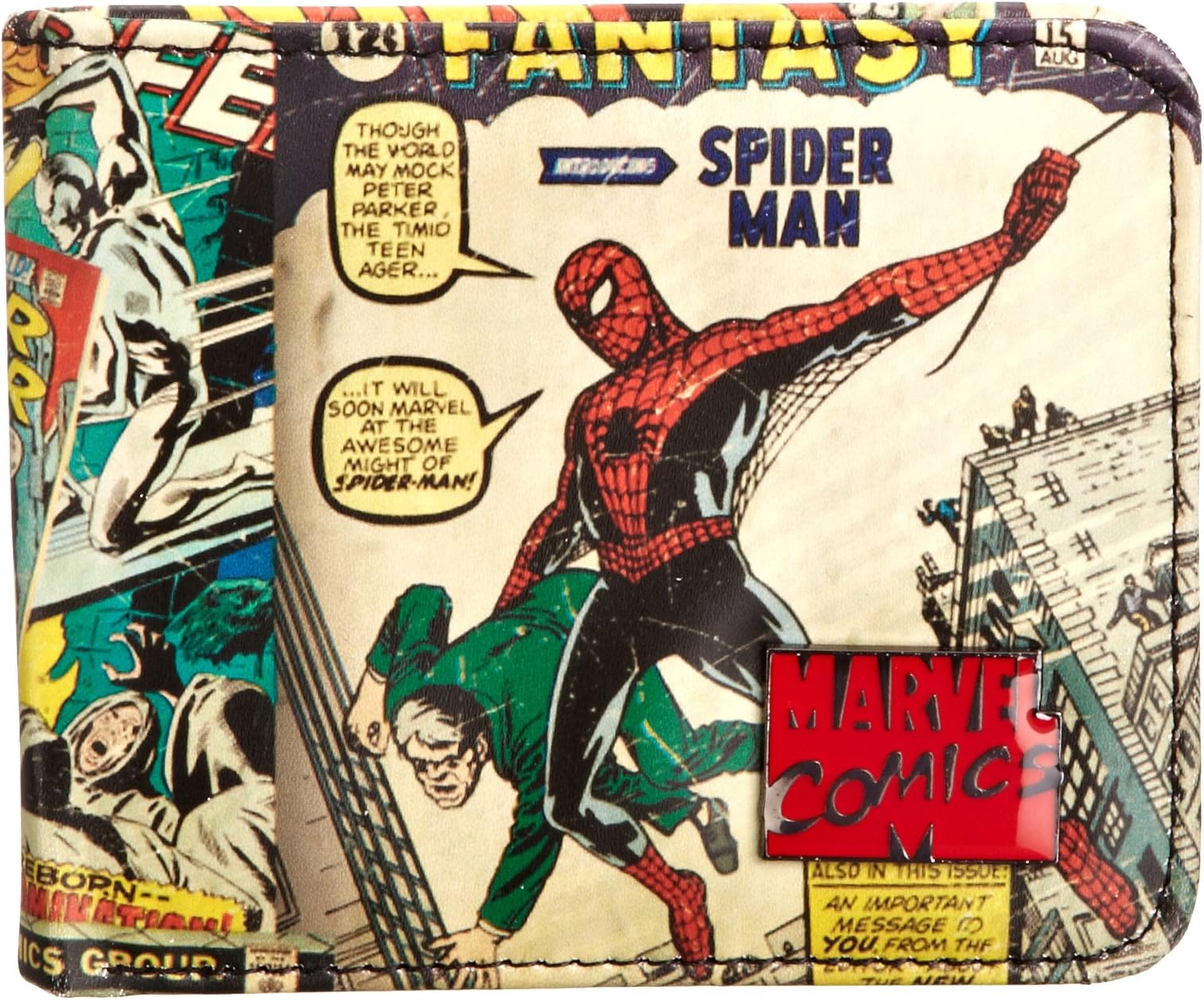 Marvel Retro Exterior Print Men's Wallet