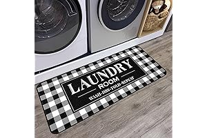 Cozy Laundry Room Farmhouse Rug Runner