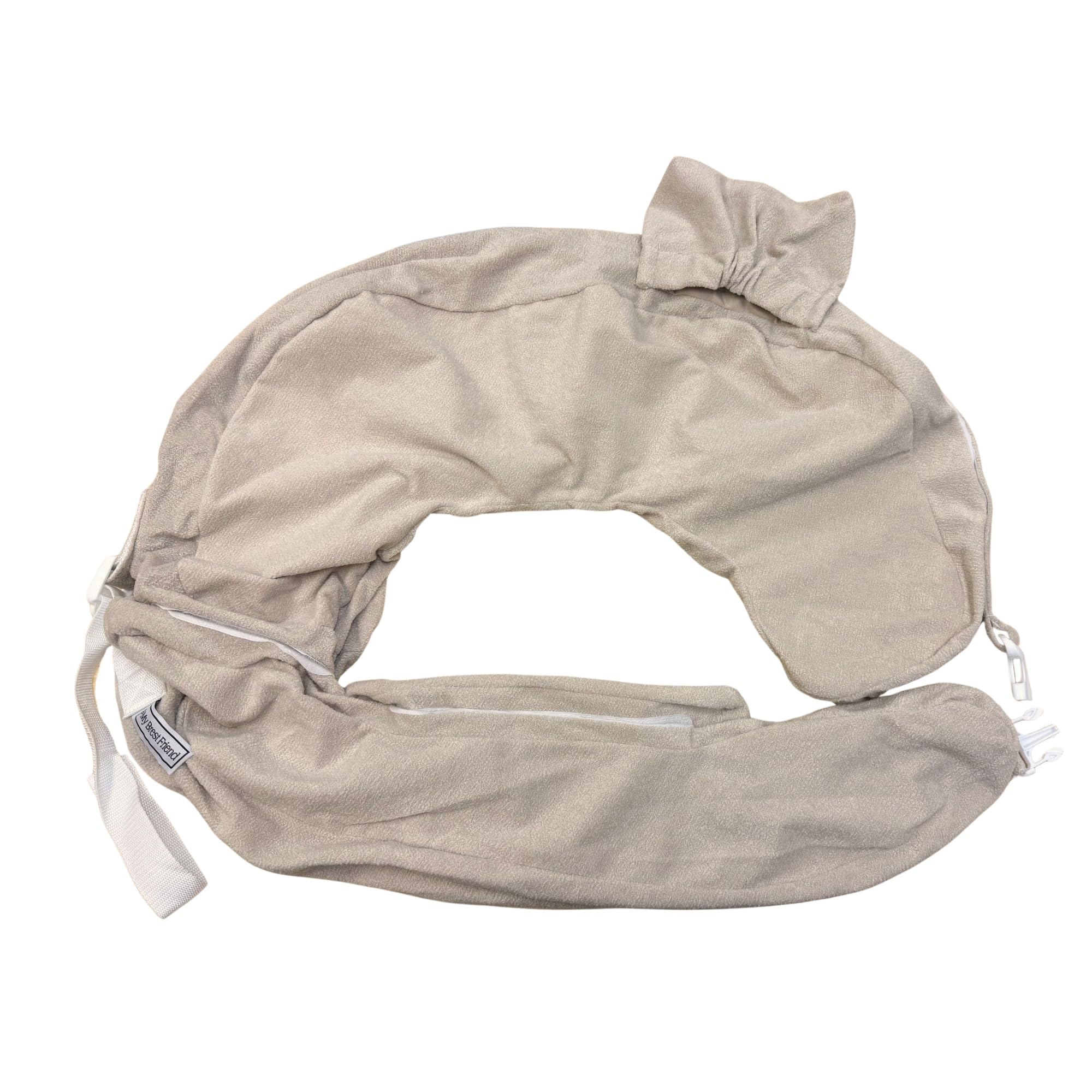 My Brest Friend Twin Nursing Pillow Cover – Upgraded Design - Soft Sand
