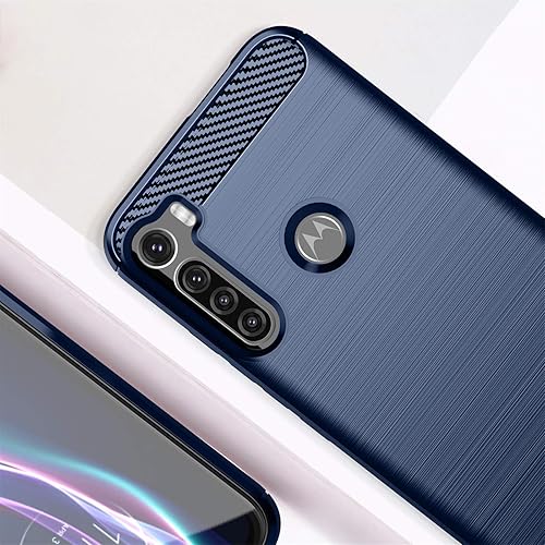 Miniatura 8 de Asuwish Funda compatible con Moto One Fusion+ Plus y protector de pantalla de vidrio templado, accesorios de celda, fundas protectoras de silicona