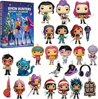 Comprar CHANGYUE Demon Huunter Advent Calendar 2025, 3D Demon Keychain Christmas Advent Countdown with 24 Pieces Dolls, Christmas Gifts for Fans