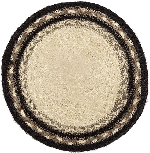 Vista 38 de VHC Brands Sawyer Mill - Decoración de mesa de carbón, juego de posavasos, vaca