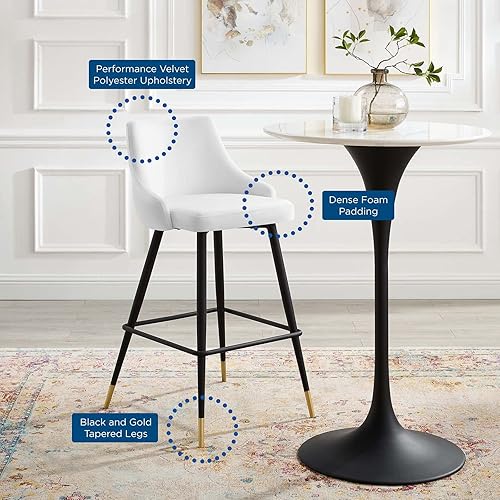 Miniatura 21 de Modway Taburete de terciopelo Adorn Performance marino,Gris,Rosado,Gris,claro,Blanco,https://www.amazon.com/dp/undefined