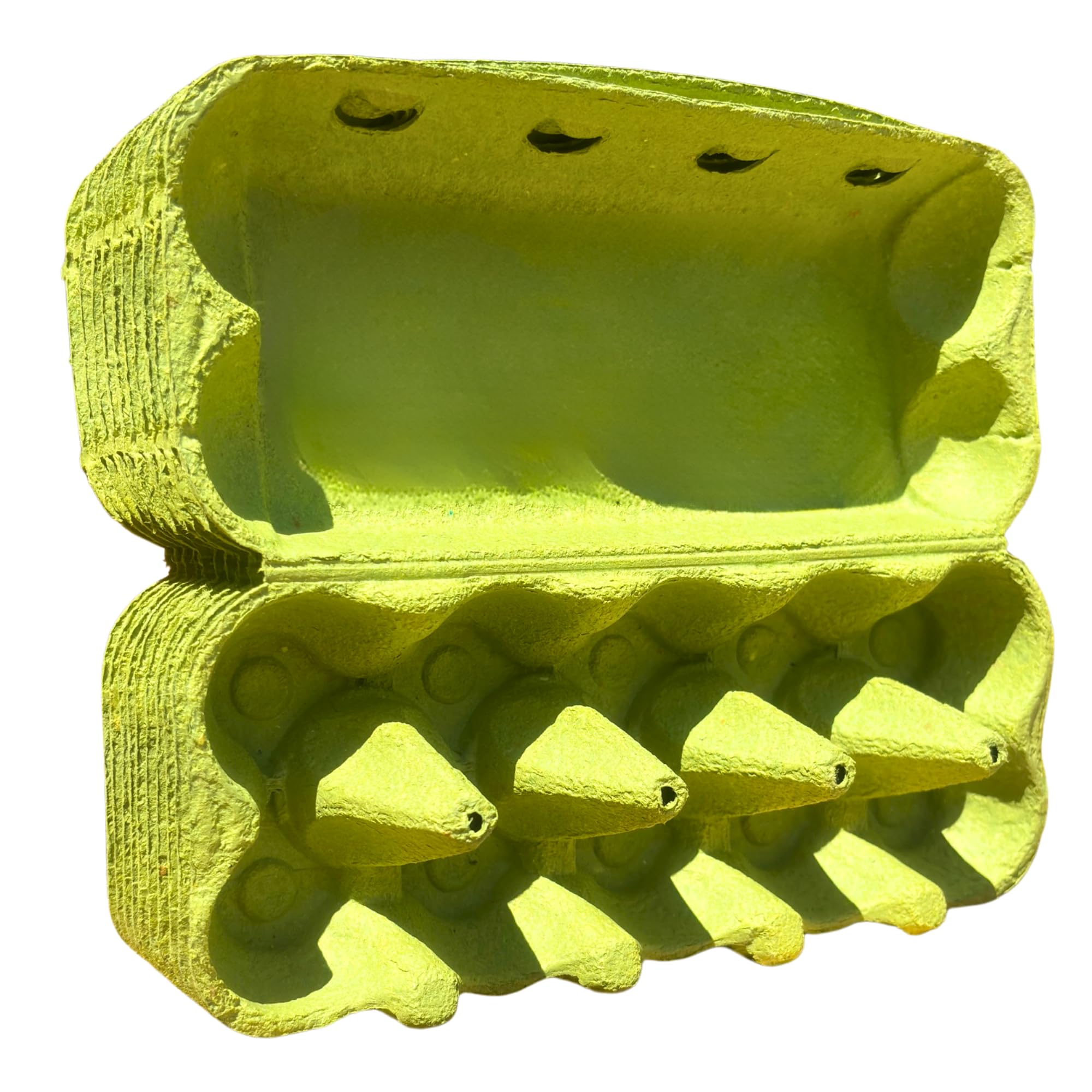 Ingbertson Eierpappen – 50 Stück für je 10 Eier | Stabile Eierkartons aus Pappe | Sicherer Transport & Aufbewahrung von Hühnereiern (Leaf Green)