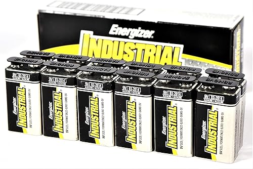 Energizer Baterías alcalinas industriales de 9V (12 unidades)