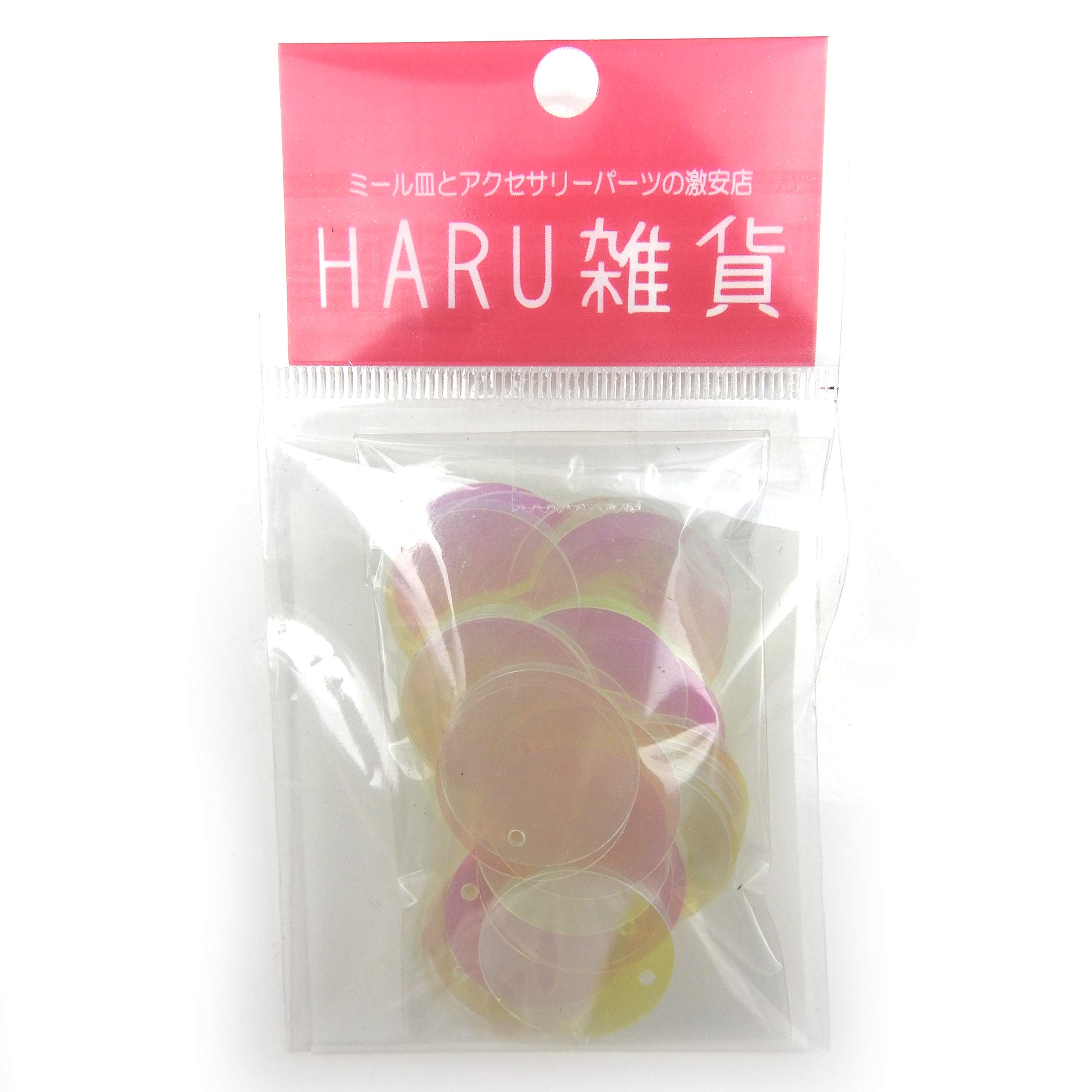 Amazon | HARU雑貨 スパンコール クリアー オーロラ トップ