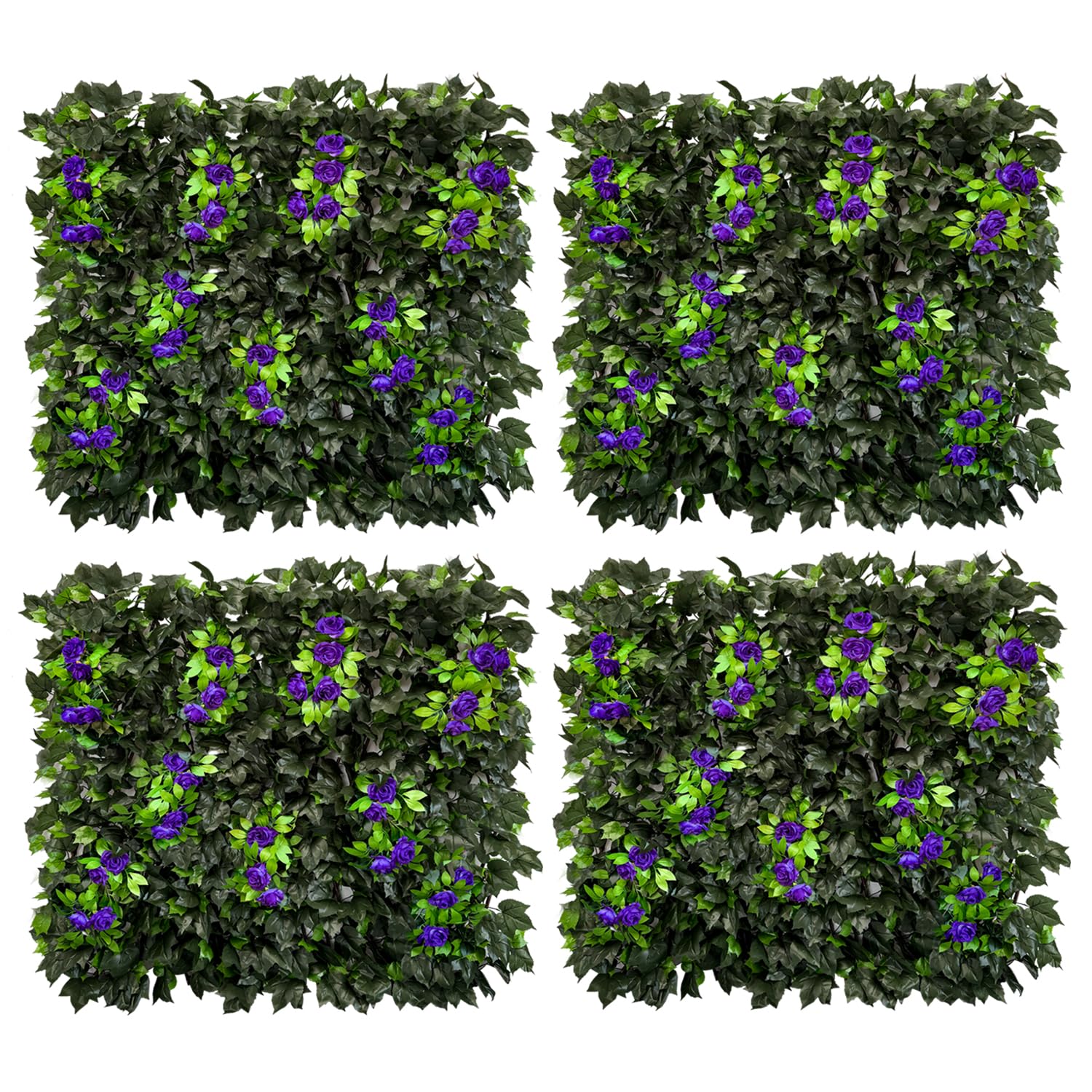 Artificial Expandable Ivy Privacy Fence Screen,Adjustable Size,Dense Leaf Panel,Perfect for Balcony,Garden,Fence Cover and Green Wall Decoration