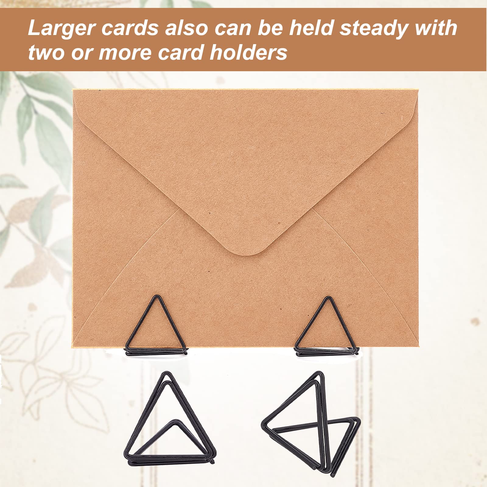 30x Schwarze Tischkartenhalter - Elegant & Stabil Für Hochzeiten