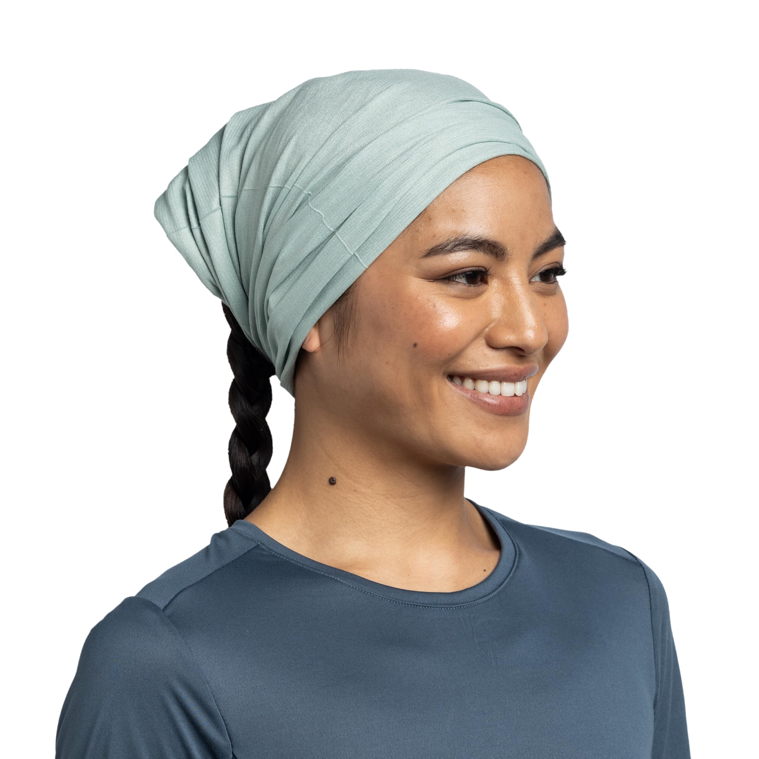 Buff®| Braga de cuello CoolNet UV® Insect Shield Hombre Mujer Adulto Flexible, Proteccion UPF50, Ligera, Elastica, Material Reciclado, Repelente insectos, Verano, Talla Única, Verde
