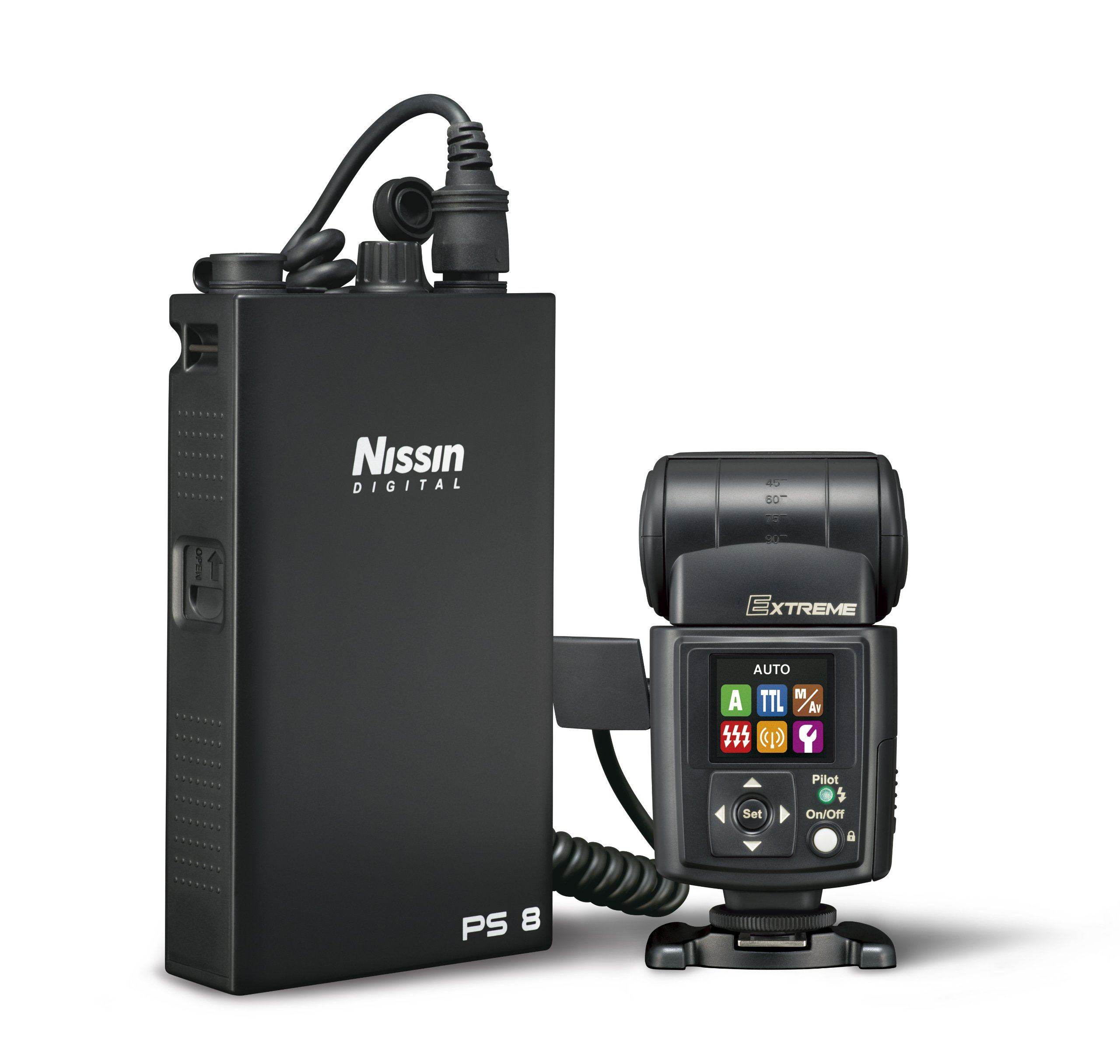 Nissin Digital N068 - Pack de batería y funda para flash Nikon, negro