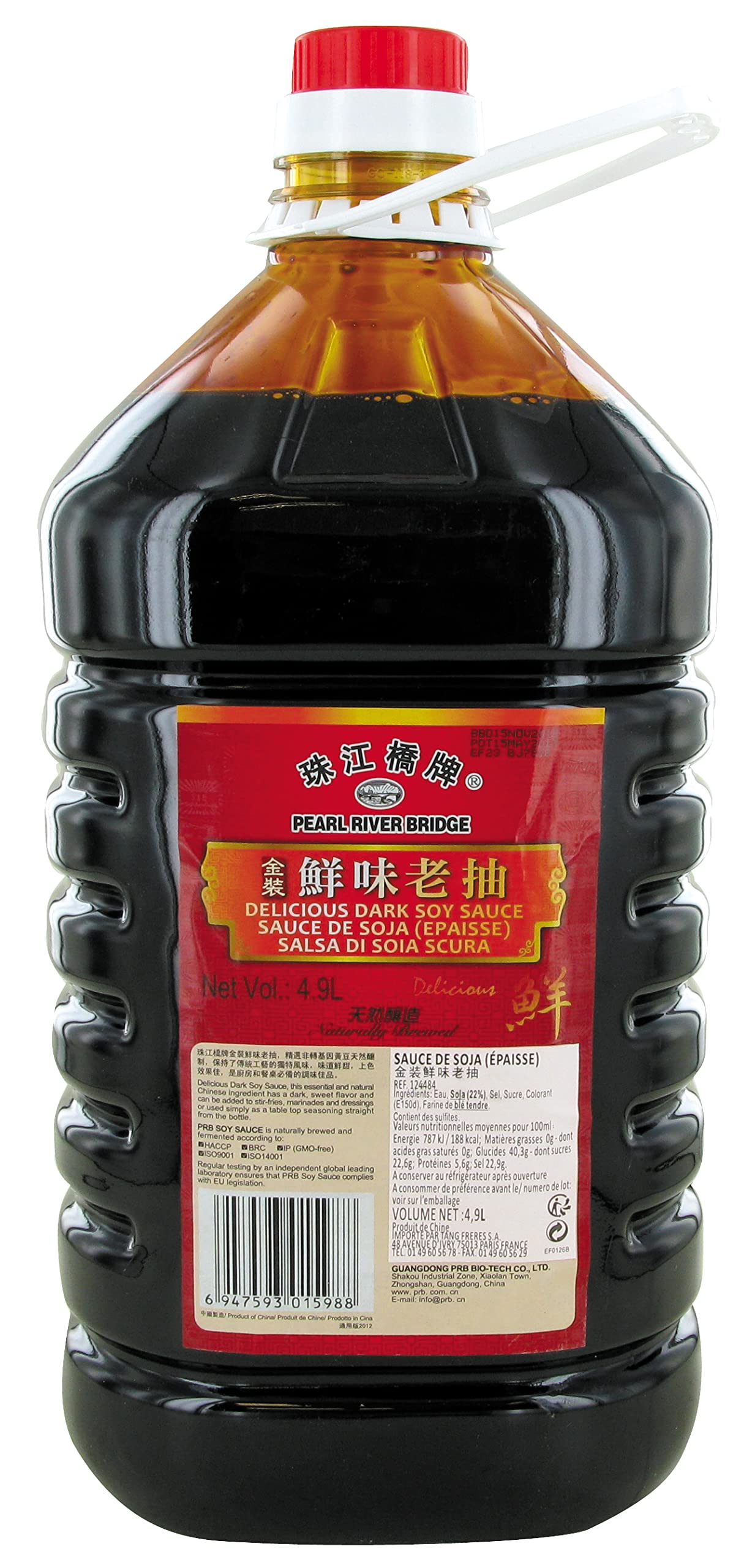 Sauce Soja Epaisse Perl River Bridge 4,9L/Bidon - Lot de 1, 2 et 3 Bidons - Livraison Gratuite France - Expédition depuis France par la sté Bo Time (3)