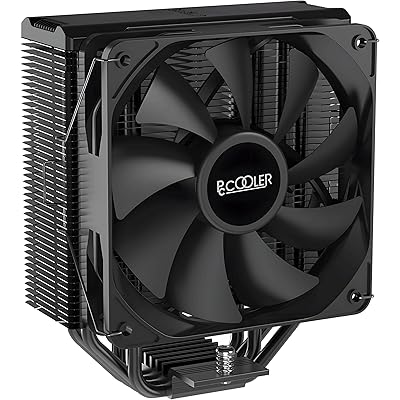 PCCOOLER CPS Paladin EX400 プレミアムCPUエアクーラー PWM 130mmファン 180W TDP 高性能ヒートパイプ4個 ニッケル …