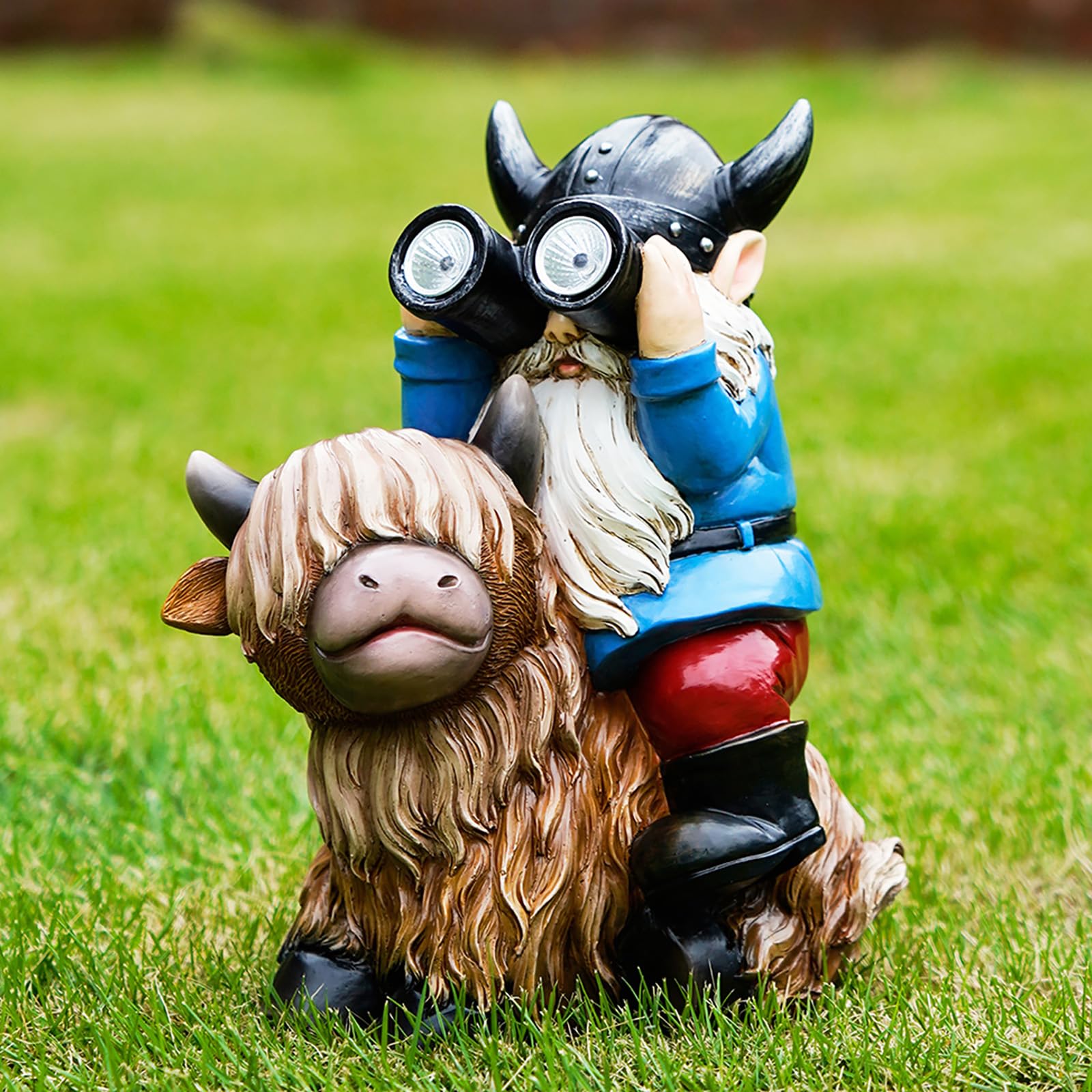 Joint Honglin Highland Cow Gnome