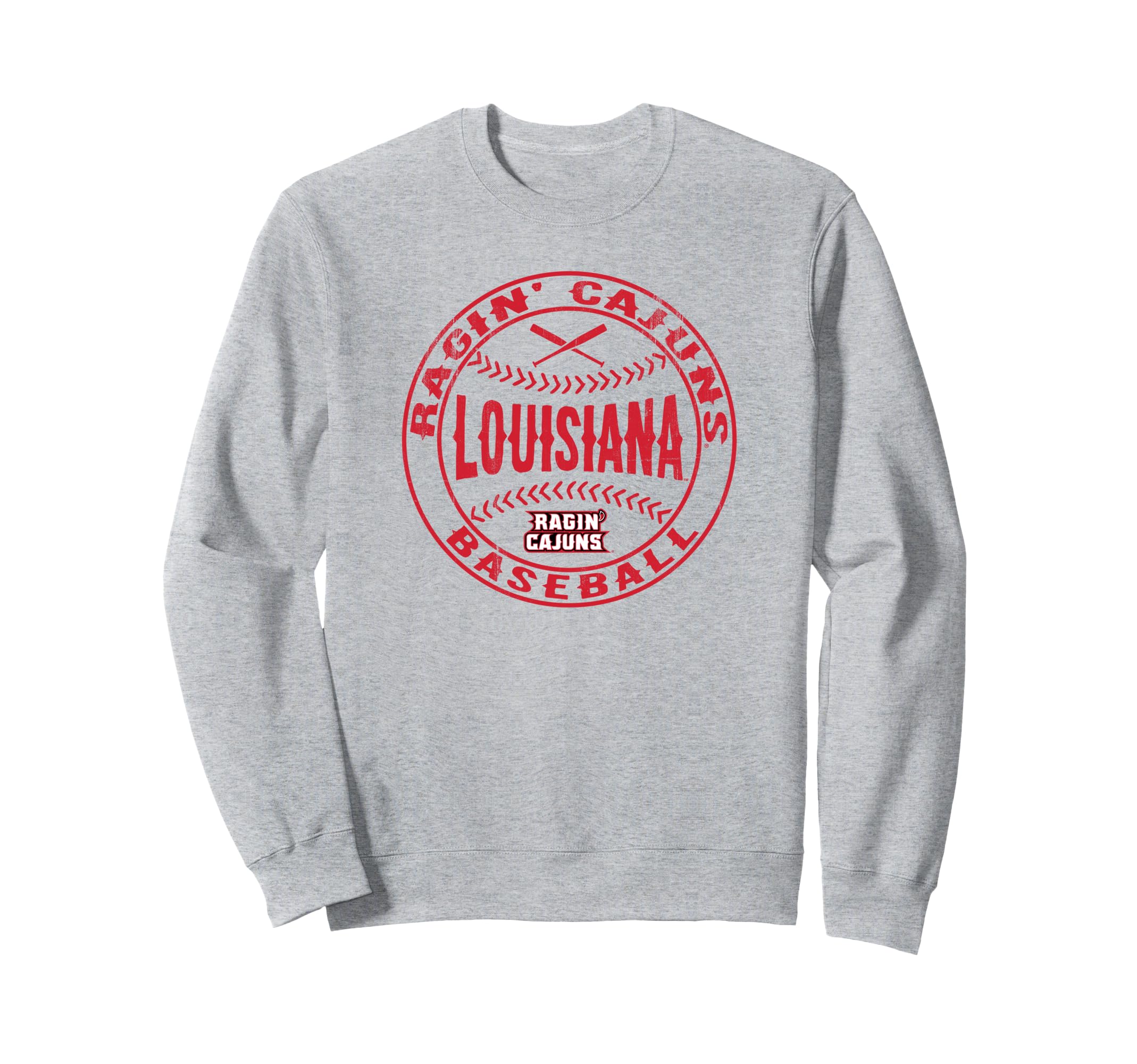 Louisiana Ragin' Cajuns Baseball Homerun Logo Sweatshirt