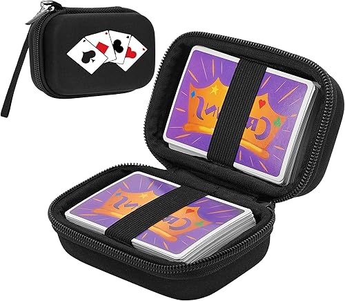 Brappo Funda de viaje compatible con Set Enterprises Five Crowns Card Games no incluye tarjetas