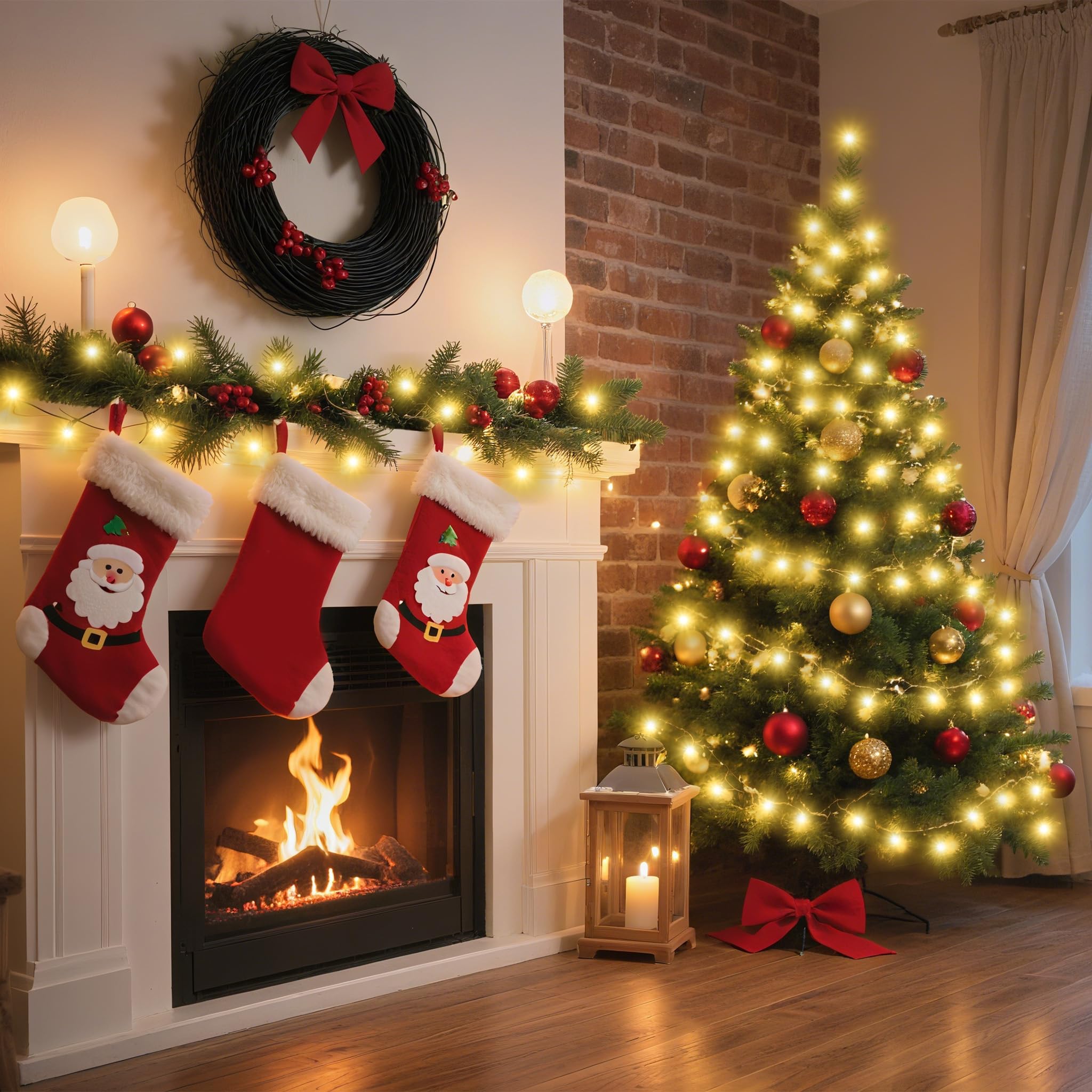 Catena luminosa a energia solare, 30 m, 300 LED, luce bianca calda, 8 modalità, con telecomando, impermeabile IP44, decorazione per interni ed esterni, per Halloween, Natale, matrimonio