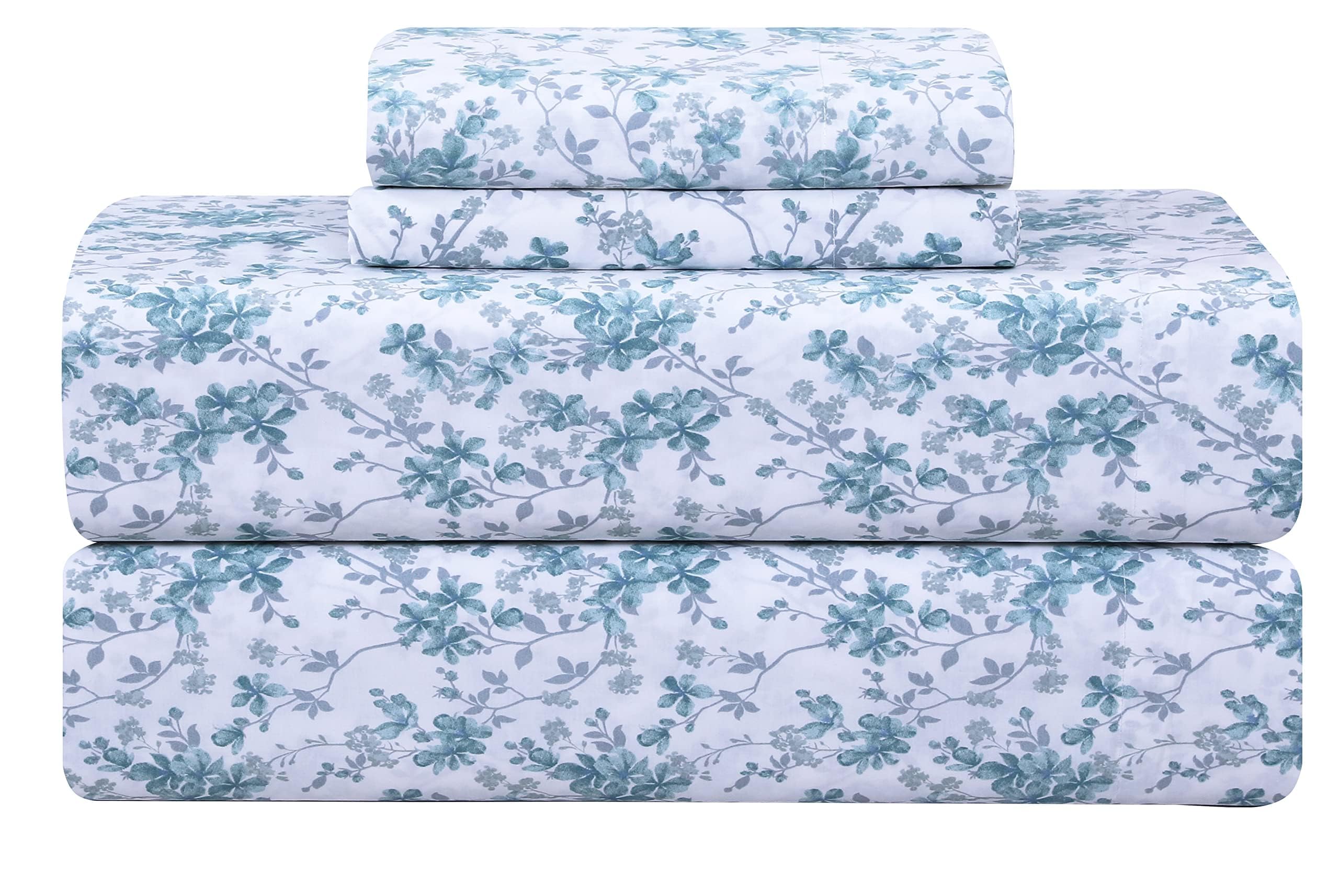 Feather & Stitch 300 Thread Count Percale Sheets