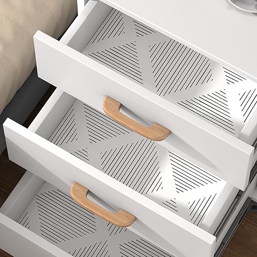 Miniatura 2 de Papel tapiz moderno a rayas de 17.3 x 118 pulgadas, papel de contacto blanco y negro, papel tapiz geométrico, autoadhesivo, extraíble, decorativo,